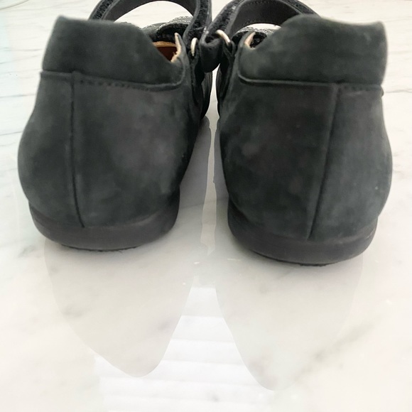 Ortopedia All Leather Bow Stitched Black Mary Janes - Picture 6 of 8